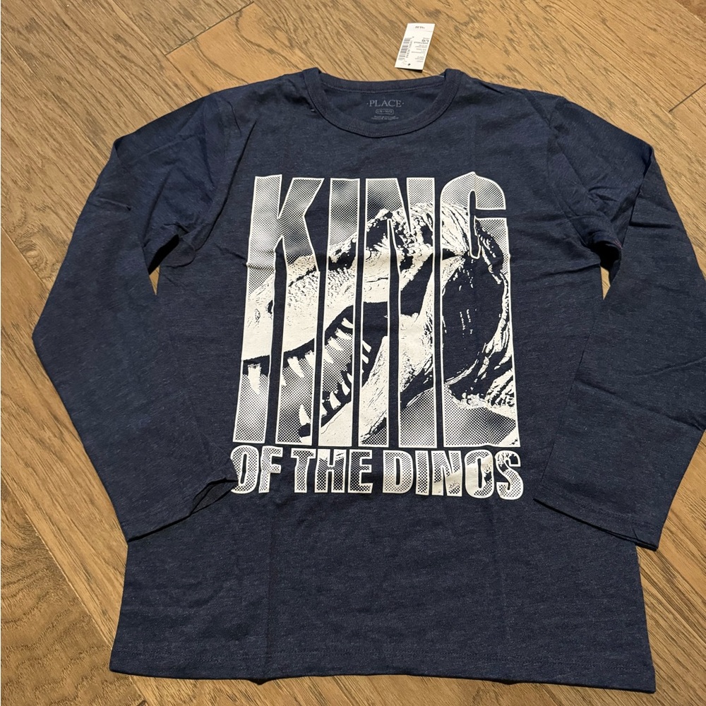 The Children’s Place brand shirt. King of the Dinos. Size L or 10/12 boys